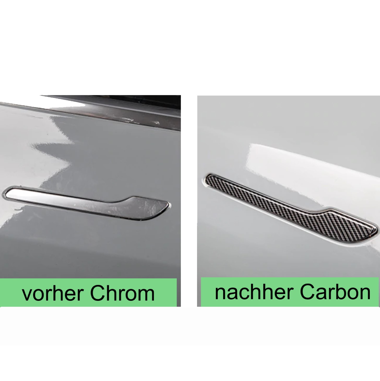 Türgriff-Aufsatz Carbon-Look Model 3 / Model Y – , Tesla-Gadgets, Batterie-Check