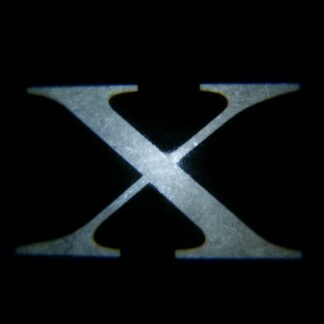 Abstract Ocean Premium LED-Einstiegsleuchten "X"-Logo Model X, weiss