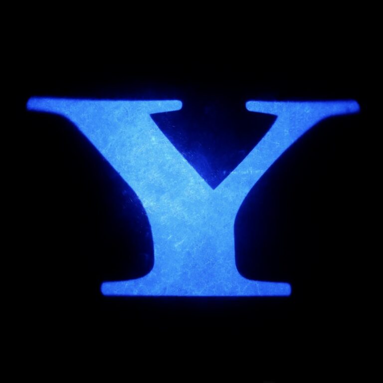 Abstract Ocean Premium LEDEinstiegsleuchten “Y”Logo